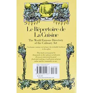 Le Repertoire de La Cuisine: The World Renowned Classic Used by the Experts (Shorthand Guide to French Cuisine and Fine Dining)