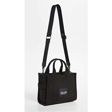 Marc Jacobs Canvas Small Tote Bag for Women in Black