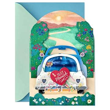 Hallmark Just Married Pop Up Wedding Card