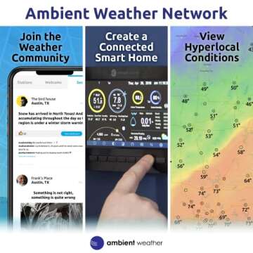 Ambient Weather WH31SM Soil Moisture Sensor for WS-2000, WS-5000 Weather Stations