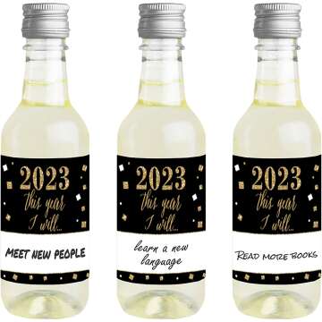New Year's Eve Mini Labels