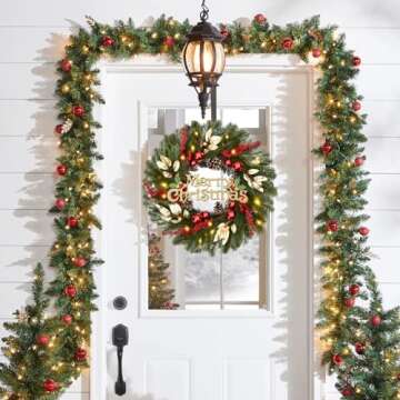 25 Best Christmas Wreath For Front Doors