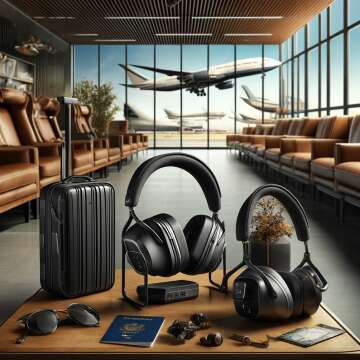 Noise-canceling headsets for travel
