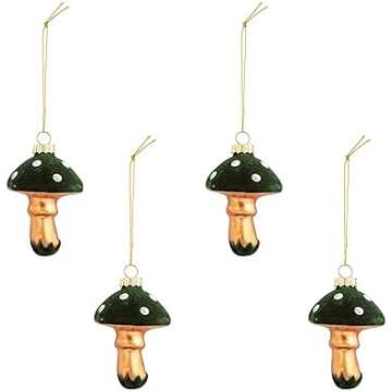 Mushroom Christmas Ornaments