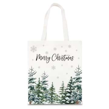 Elegant Christmas Tote Bags