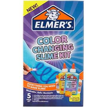 Elmer's What If Slime Challenge Ingredients