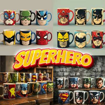 Exclusive Superhero Mugs for Fans & Collectors🦸☕