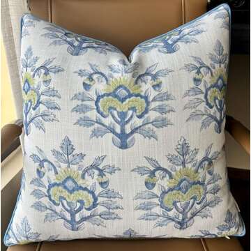 Blue and Green Pillows