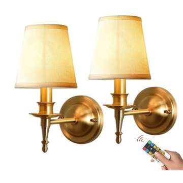 Battery Wall Light Sconces