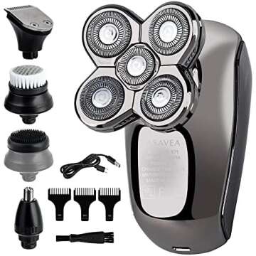 5-in-1 Head Shavers for Bald Men,