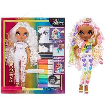 Rainbow High Color & Create dolls