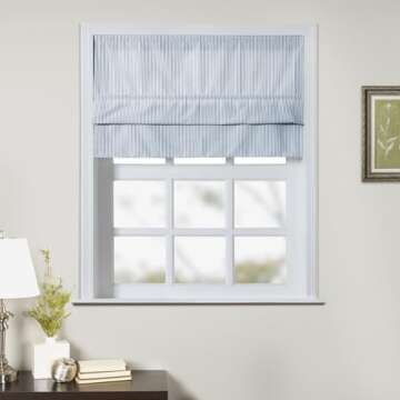 Classic Coastal Roman Shades