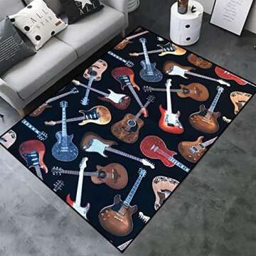 Guitar Area Rugs