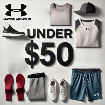 Top 10 Under Armour Products for Men Under $50: Affordable and High-Quality Gear