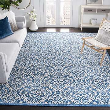 Blue and White Rugs