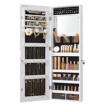 Mirror / Door Mounted Jewelry organizer