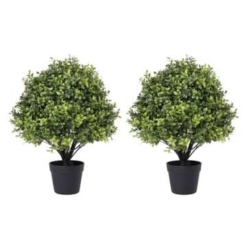 The BEST Faux Boxwood