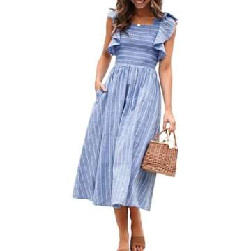 Blue Church Dresses For Women