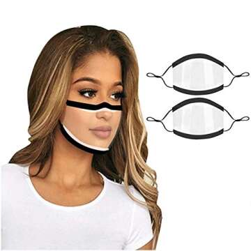 Clear face masks