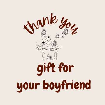 thank you gift for your boyfriend