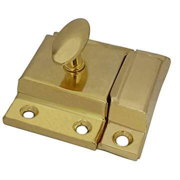 Polished brass cabinet hardware