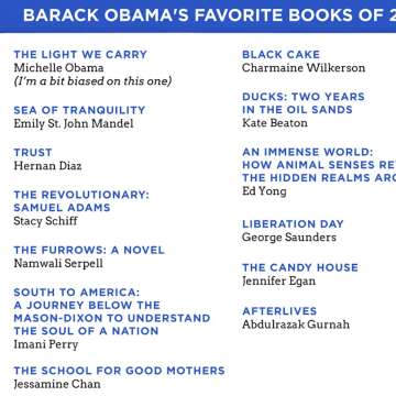 Reading like a President: Obama's 2022 Must-Read List