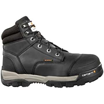 Black Safety Work Boots