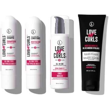 Curly hair routine