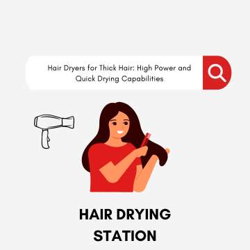Hair Dryers for Thick Hair| High Power and Quick Drying Capabilities 2024