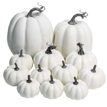 Blue and White Pumpkins