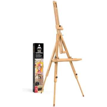 Canvases, Wood Panels Easel, and Frames