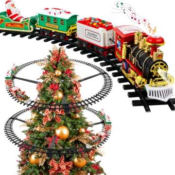 DIY Christmas Tree Train