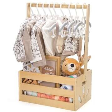 Baby Shower Gift DIY Crate Closet