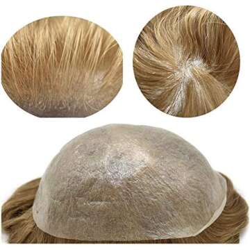 Human Hair Toupee for Men