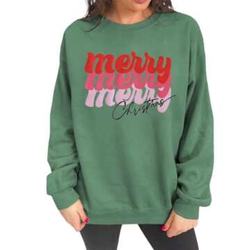 Holiday Sweaters & Sweatshirts