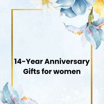 14-Year Anniversary Gifts for women