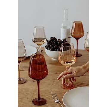 Colored Wine Glasses