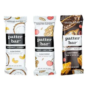 Blood sugar friendly protein bars, energy bars, and nutrition bars