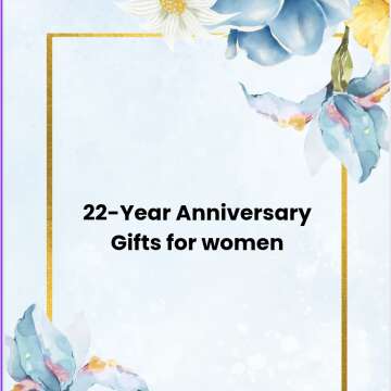 22-Year Anniversary Gifts for women