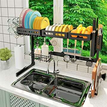 Over The Sink Dish Drying Rack