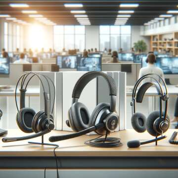 Headsets with mic for call centers