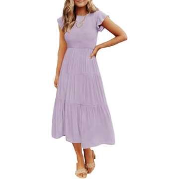 Purple Church Dresses For Women