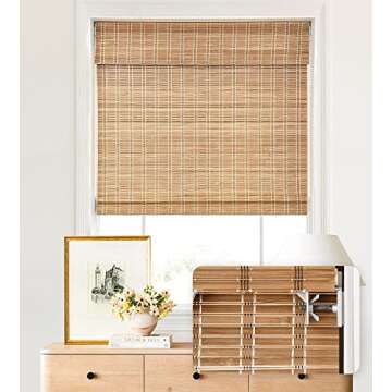 No Drill Roman Shades/Blinds