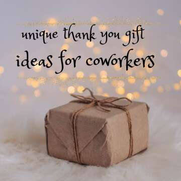 unique thank you gift ideas for coworkers