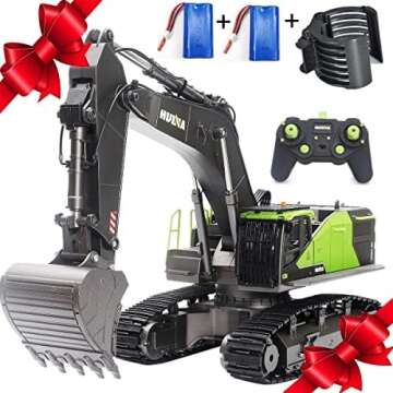 HUINA RC EXCAVATOR IN METAL FOR ADULTS