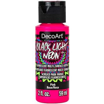 Black Light Neon Paints & Black Light