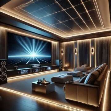 Stunning Home Theater Lighting 🎥