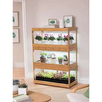 Grow Light Plant Stand