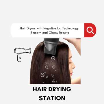 Hair Dryers with Negative Ion Technology| Smooth and Glossy Results 2024