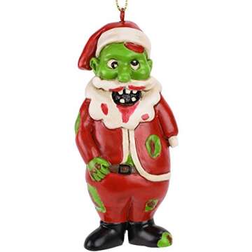 Zombie Christmas Ornaments